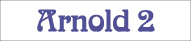 Bootnaam lettertype: Arnold