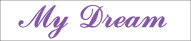 Bootnaam lettertype: Mydream