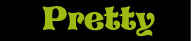 Bootnaam lettertype: Pretty