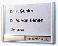 Binnen bewegwijzering - Bezet / Vrij bord
