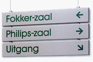 Signalisatie panelen : Hangborden